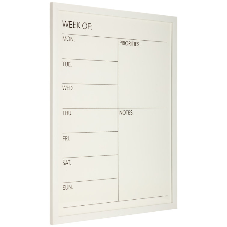 Wade Logan® Plastic Dry Erase Board Wayfair